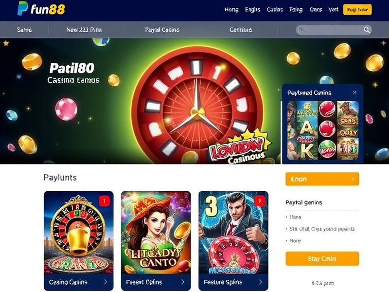 Welcome to PayPalGames.com – your ultimate destination for trusted online casinos that accept PayPal, expert game guides, and the latest bonus offers. Discover top PayPal gambling games like slots, poker, and live dealers, and play securely today.